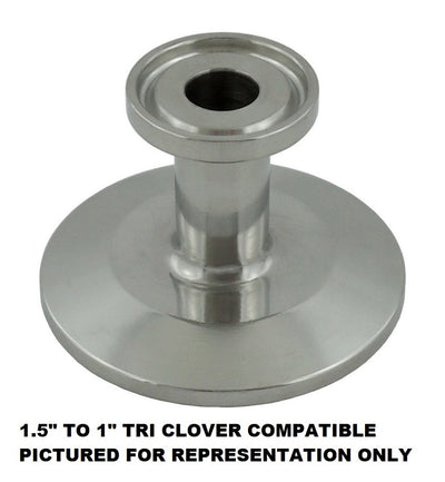 Ctr Cap Reducer-Tri Clvr Comp 6inCap X 3inCap