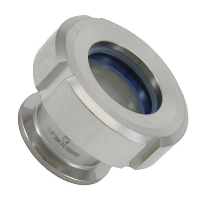 Process Sight Glass-Tri Clvr Comp 1-5inCap