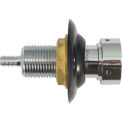 2.5 inch Long Beer Faucet Shank Assembly with 3/16 inch Barb