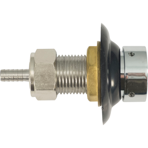 2" Stainless Steel Beer Faucet Shank - 304SS Heavy-Duty