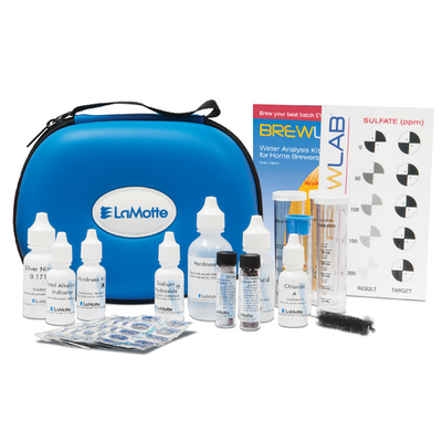 LaMotte BrewLab Basic Water Test Kit - Brewing Water Analysis Alkalinity Hardness Calcium Chloride