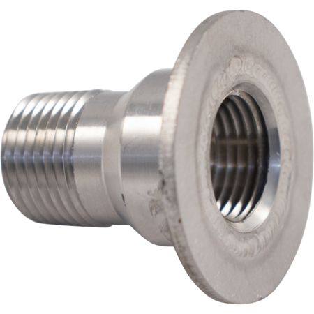 Stainless 1/2 in. Coupling for Speidel Plastic Fermenters (3626133553232)