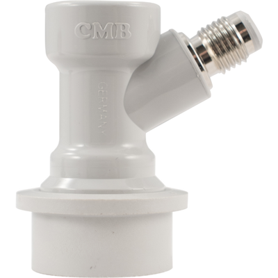 CM Becker Ball Lock Corny Keg Quick Disconnect Kit Gas in with 1/4" MFL Fittings (Flare)
