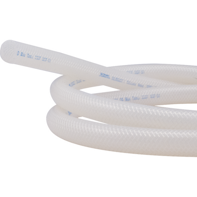 High-Temp Reinforced Silicone Tubing - 1/2" ID Commercial Brewery Grade