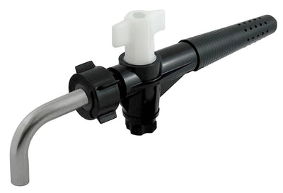 Single Cask Plastic Beer Tap with 3/4" BSP Stainless Steel Pour Spout – Gravity Dispense Tap for Casks