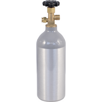 2.5 lb New Aluminum CO2 Tank Cylinder with CGA320 Valve