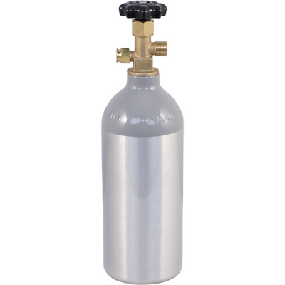 2.5 lb New Aluminum CO2 Tank Cylinder with CGA320 Valve