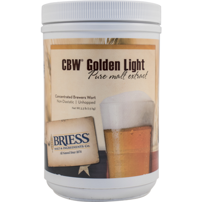3LB CBW® Golden Light Liquid Malt Extract - Briess LME