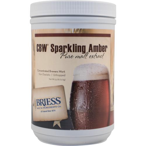 Sparkling Amber Liquid Malt Extract - Briess LME - 3.3 lb Canister