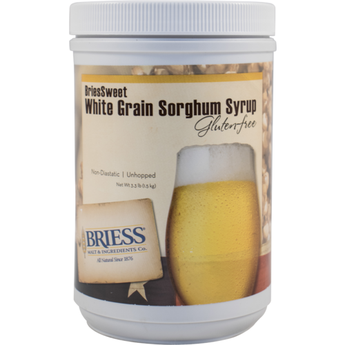 White Sorghum Syrup BriesSweet Liquid Malt Extract - Briess LME - 3.3 lb Canister