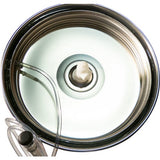 Marchisio Variable Volume Tank | Flat Bottom | Stainless Steel | Marbled Finish | 100L