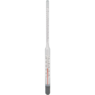 Beer And Wine Hydrometer with Correction Scale, Built-in Thermometer