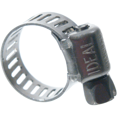 Small Stainless Steel Hose Clamps - Fits 3/16" to 5/8" OD Tubing