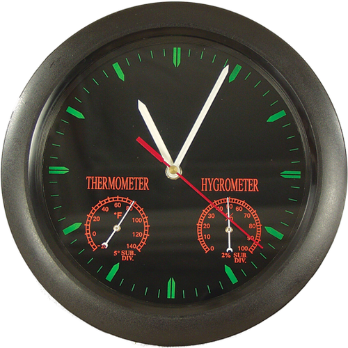 Combination Clock, Thermometer & Hygrometer - Wall Mount