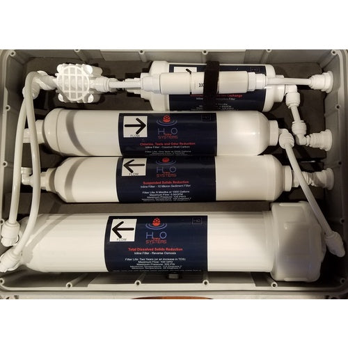 Replacement Filter Set for Well Water BrewRO System - Carbon, Sediment & Deionization