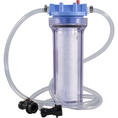 Inline Beer Filtering Kit System w/ 10" Canister for Ball Lock Kegs with Fittings