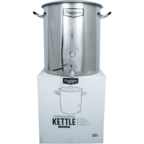 14 Gallon Stainless Steel Howmebrew Brewing Kettle with Ball Valve