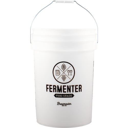 6 Gallon Plastic Bucket Fermenter w/ Volume Markers (Food Grade)