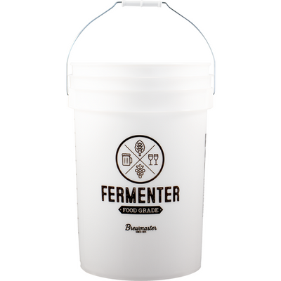 6 Gallon Plastic Bucket Fermenter w/ Volume Markers (Food Grade)