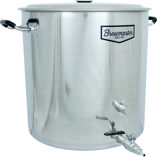 18.5 Gallon Stainless Steel Homebrewing Brew Kettle with Ball Valve