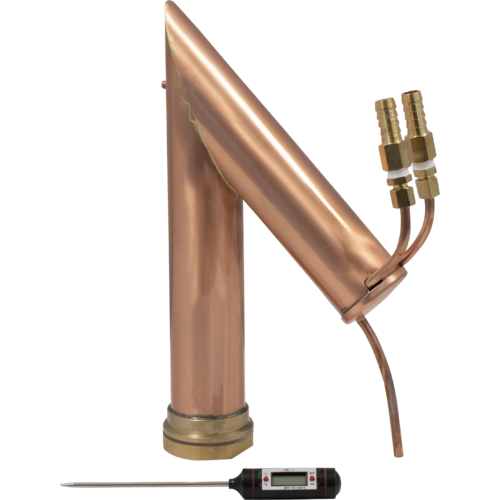 Copper Pot Still Top - Distilling Column Interface