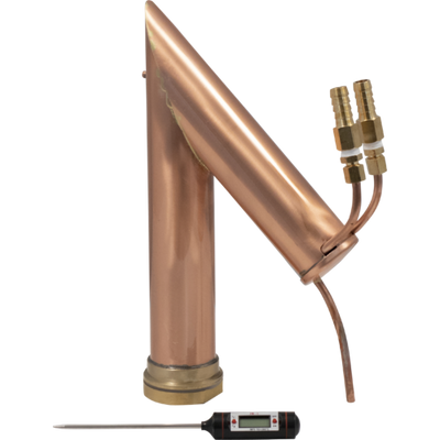 Copper Pot Still Top - Distilling Column Interface