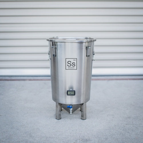 Ss Brewmaster Edition Brew Bucket - 7 GAL Stainless Steel Conical Fermenter - BM07-001