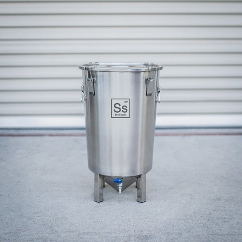 Ss Brewtech SS Brew Bucket - 7 GAL Stainless Steel Conical Fermenter - BB07-001