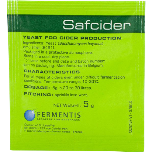 Safcider Dry Yeast - Fermentis