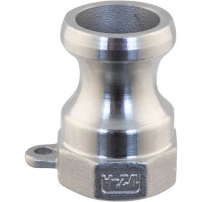 Stainless Steel Type A Camlock - 1/2" Male Cam x 1/2" FPT