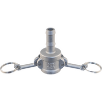 Stainless Steel Camlock - Female Cam X 1/2 in. Barb (Type C) - KL04497