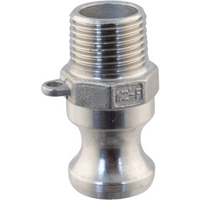 Stainless Steel Camlock - Male Cam X 1/2 in. MPT (Type F) - KL04510