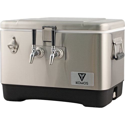 KOMOS™ Stainless Steel Draft Box (2 Tap) (3605907243088)