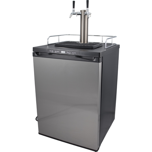 KOMOS Kegerator with Flow Control Intertap Faucets (2 Tap) (3598457667664)
