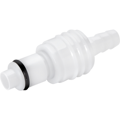 1/4 in. Barb x Male Shut-Off Beer & Gas Quick Connect