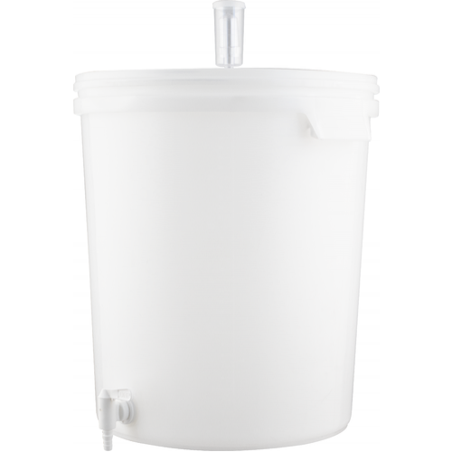 7.9 Gallon (30 L) Plastic Homebrew Fermenter & Bottling Bucket with Spigot, Grommeted Airtight Lid, 3 Piece Airlock for Beer, Mead, Wine, Kombucha Fermenting