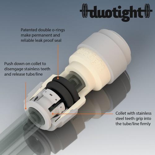 Duotight Push-In Fitting - 9.5 mm (3/8 in.) Check Valve - KL07498