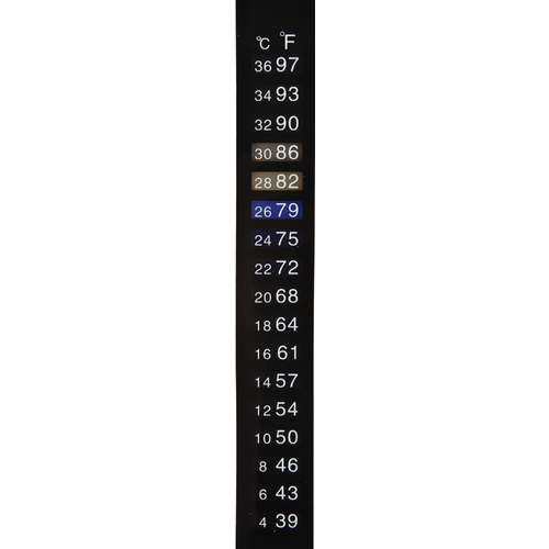 Stick-On Thermometer - 4 in - 40F-120F