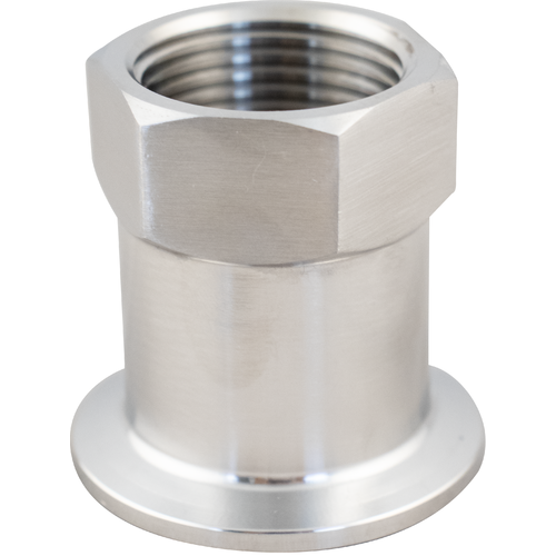 Stainless Tri-Clamp - 1 in. FPT x 1.5 in. T.C.