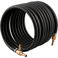 Wort Heat Exchanger - Copper Counterflow Chiller with 3/8 in. Barbs - KL02035
