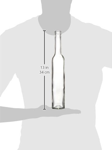 12 PACK - 375 mL Flint/Clear Bellissima Wine Bottles with Punted Bottom
