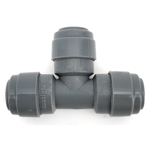KegLand Duotight Push-In Gas Line Splitter Tee Fitting - 8 mm (5/16 in.) - KL02387