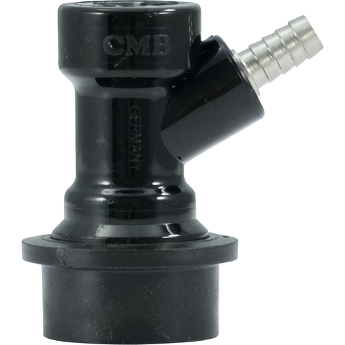 CM Becker Ball Lock Corny Keg Quick Disconnect Liquid Out - Barb Fitting