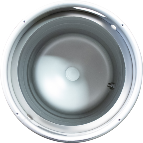 Stainless Steel Converted Keg Brewing Kettle (Keggle) - 15.3 gal.