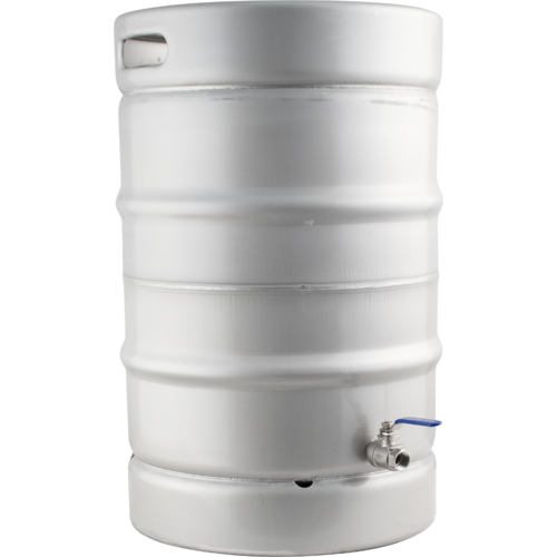 Stainless Steel Converted Keg Brewing Kettle (Keggle) - 15.3 gal.