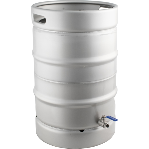 Stainless Steel Converted Keg Brewing Kettle (Keggle) - 15.3 gal.