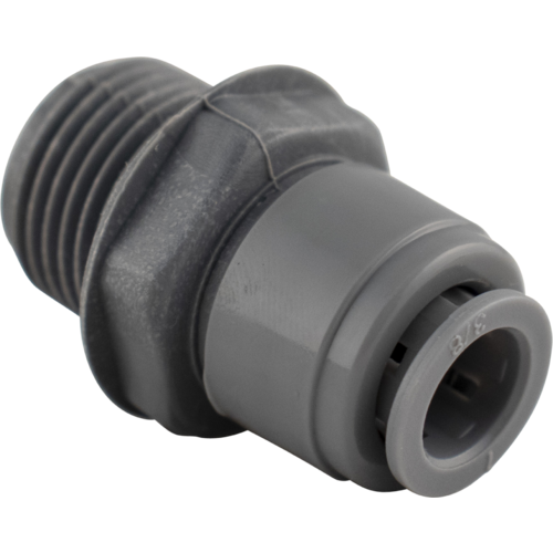 Duotight Push-In Fitting - 9.5 mm (3/8 in.) x 1/2 in. MPT - KL06927 by KegLand