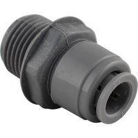 Duotight Push-In Fitting - 9.5 mm (3/8 in.) x 1/2 in. MPT - KL06927 by KegLand