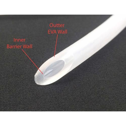 EVABarrier Double Wall Draft Tubing - 6 mm ID x 9.5 mm OD (12 m)