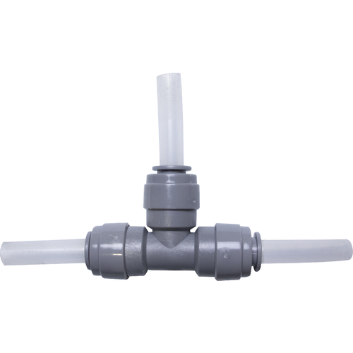 KegLand Duotight Push-In Gas Line Splitter Tee Fitting - 8 mm (5/16 in.) - KL02387